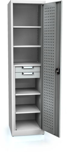 System cupboard UNI 1950 x 490 x 500 - shelves-drawers